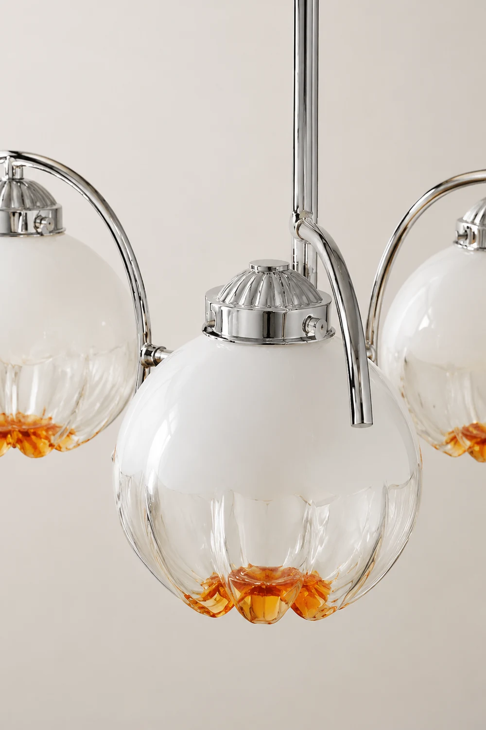 Modern Classic Flower Shape Glass Chandelier - Lumpaz