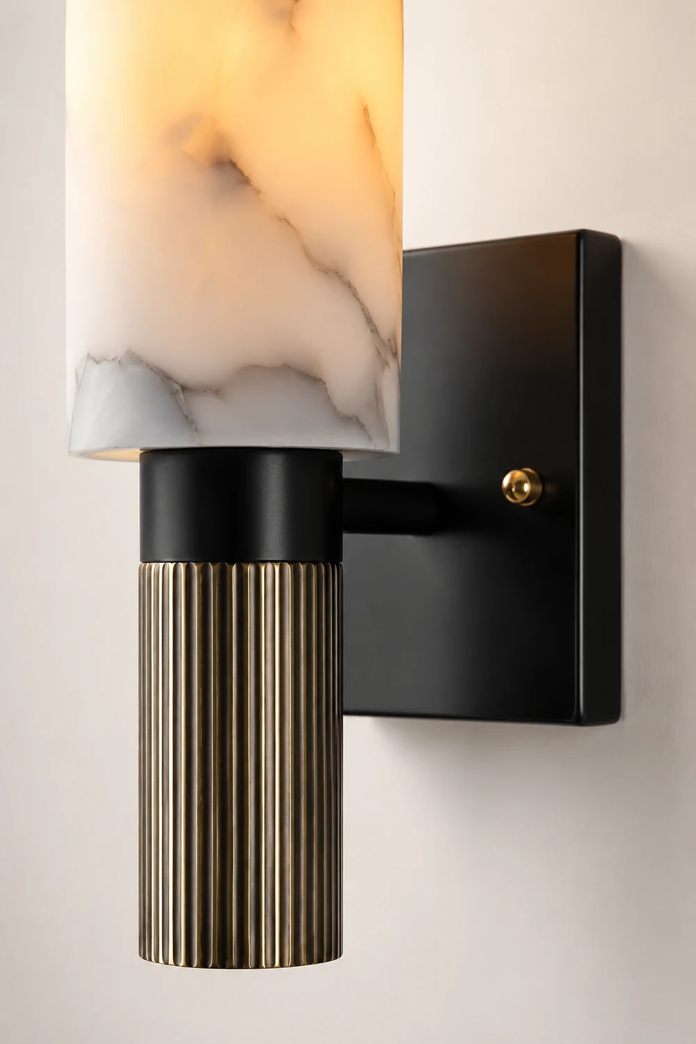 Torch Marble Sconce - Lumpaz