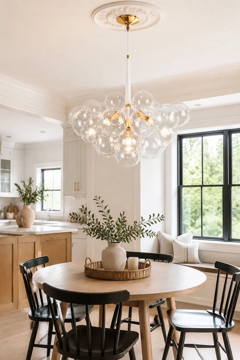Large Glass Bubble Chandelier for Living Room - Lumpaz