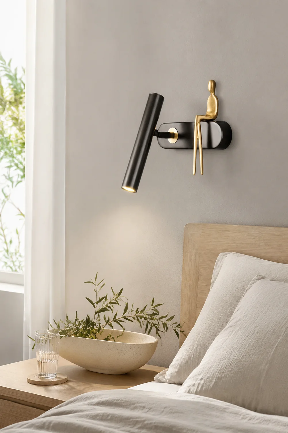 Brass Villain Wall Lamp - Lumpaz