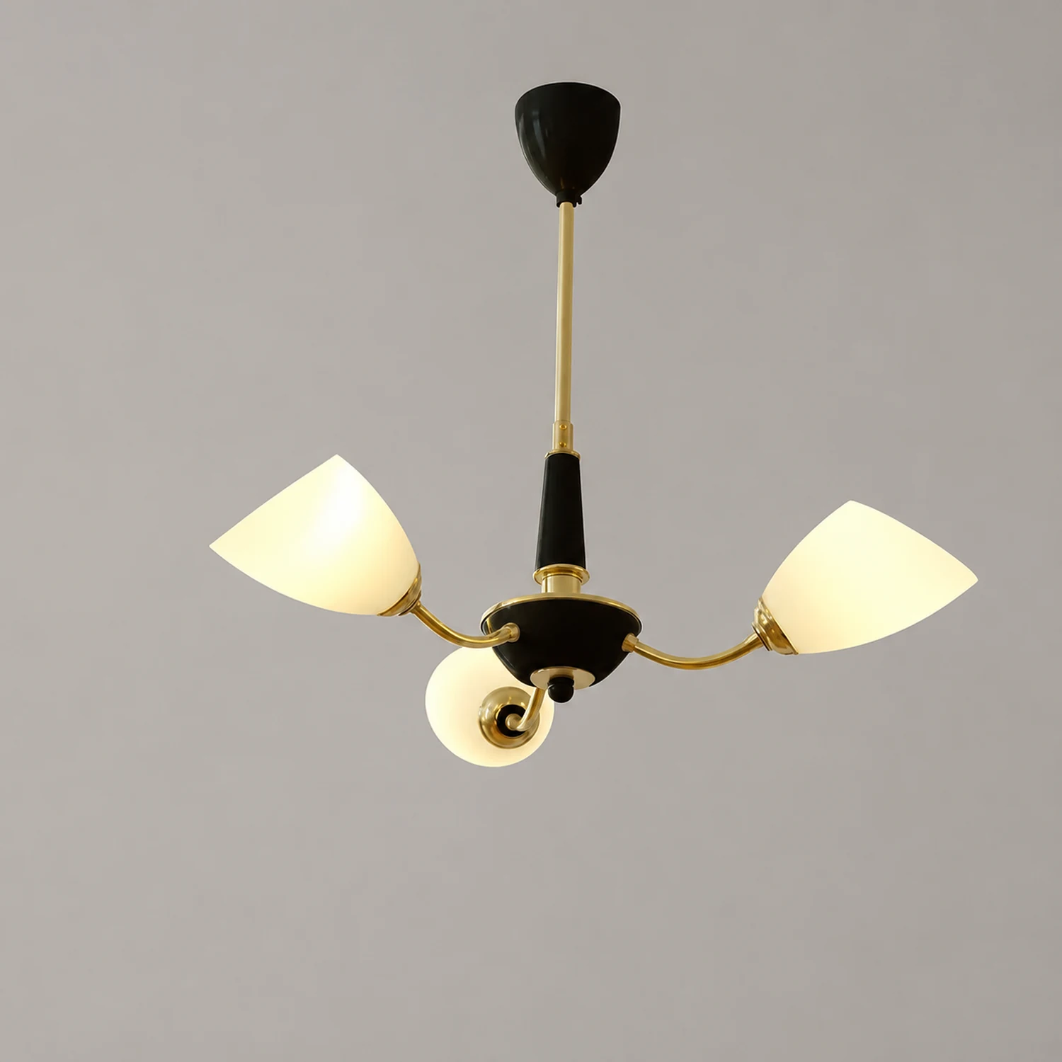 Medieval Modern Simple Black Bedroom Chandelier - Lumpaz