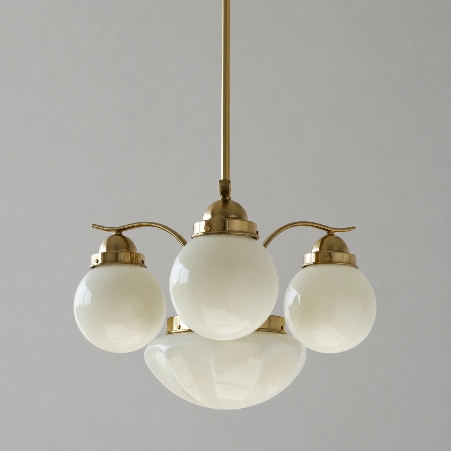 Vintage Ryttenberg Glass Chandelier - Lumpaz