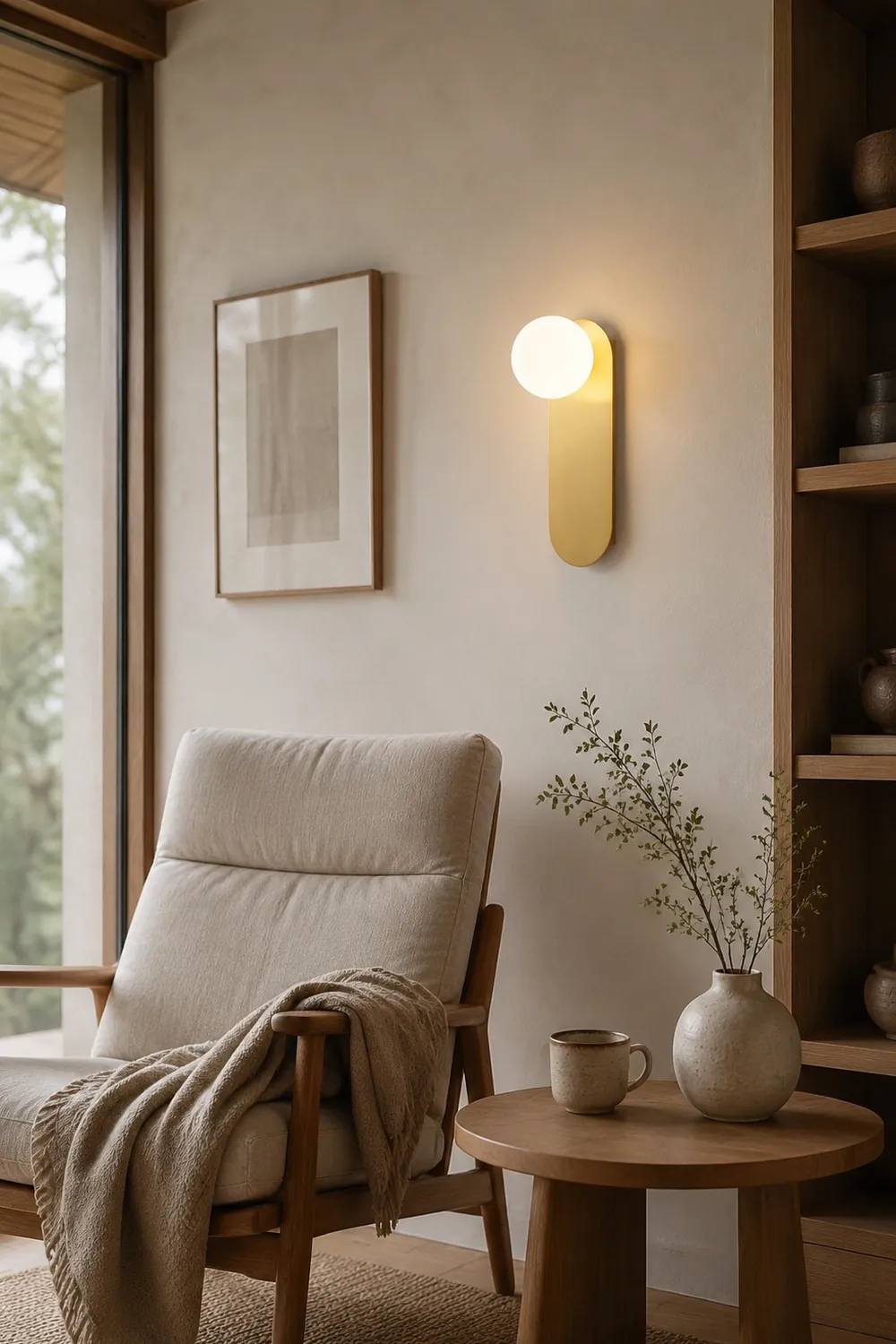 Flat Base Globe Sconce - Lumpaz