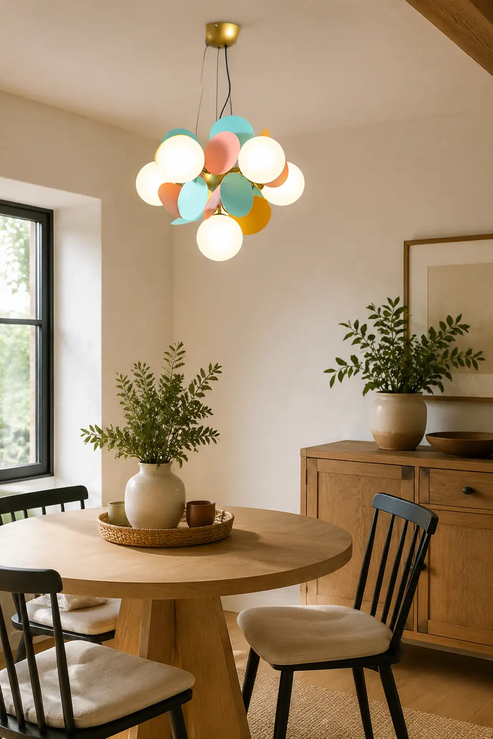 Modern Multicolored Flower-Branch Shaped Ceiling Chandelier Light - Lumpaz