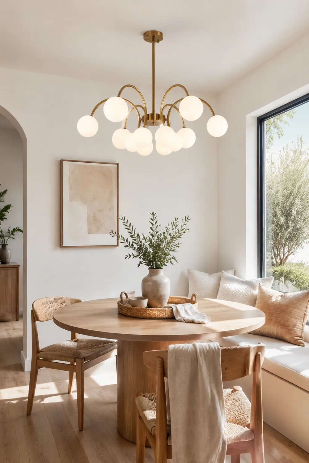 Modern Gold Sputnik Shape Chandelier - Lumpaz