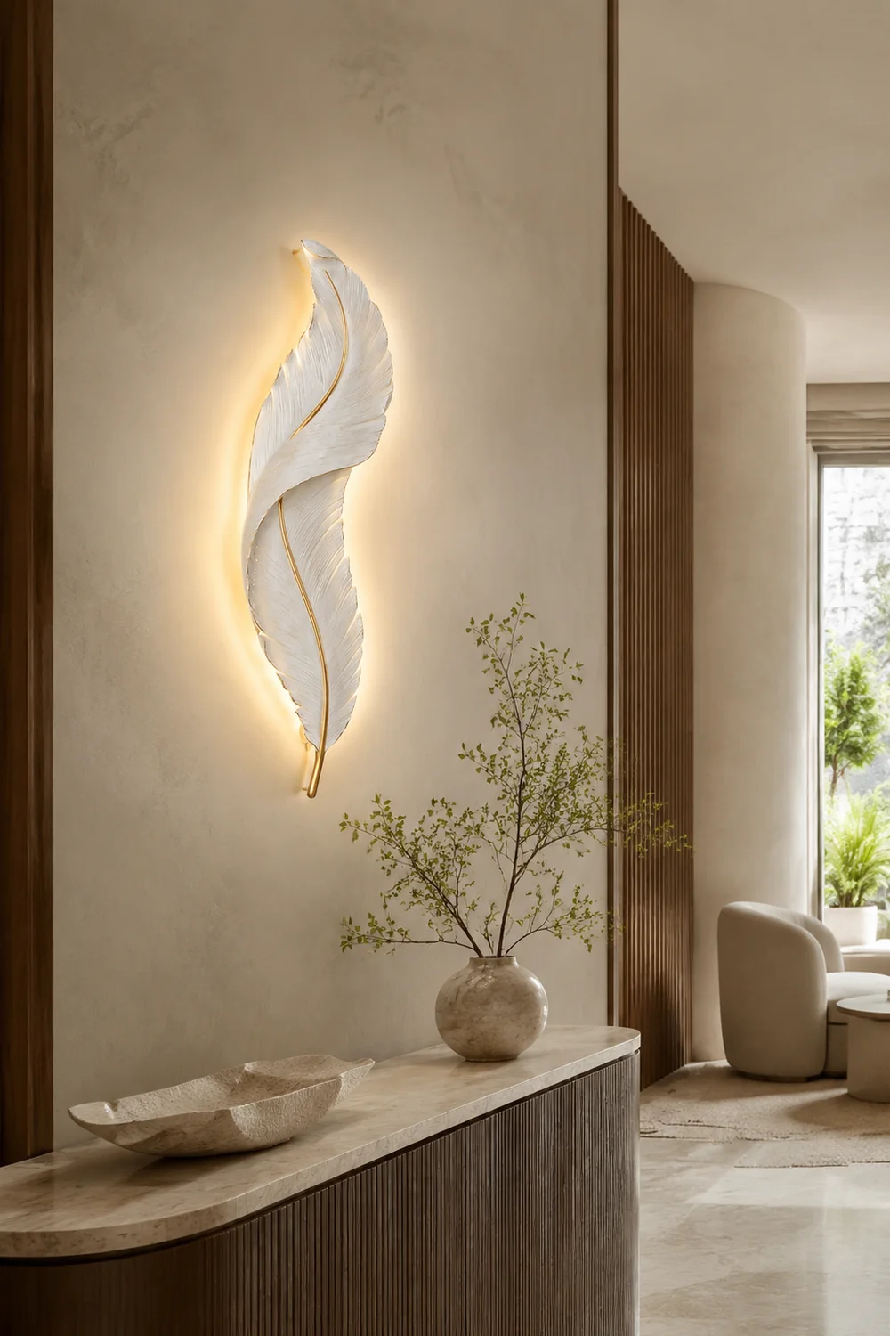 Feather Wall Lamp - Lumpaz