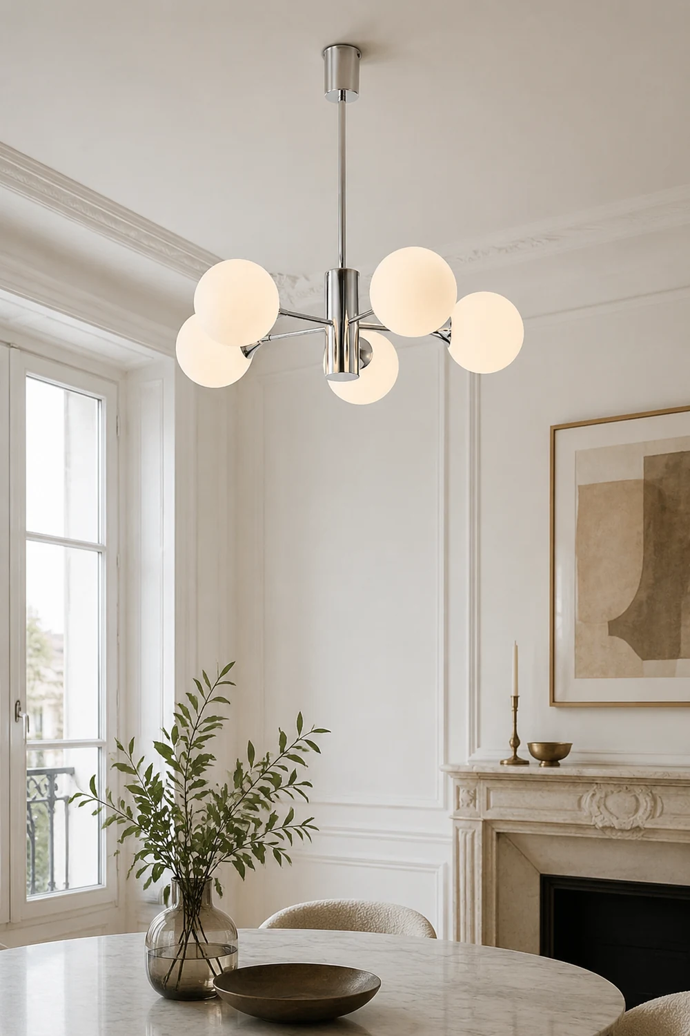 Simple Dimmable Sputnik Globe Chandelier - Lumpaz