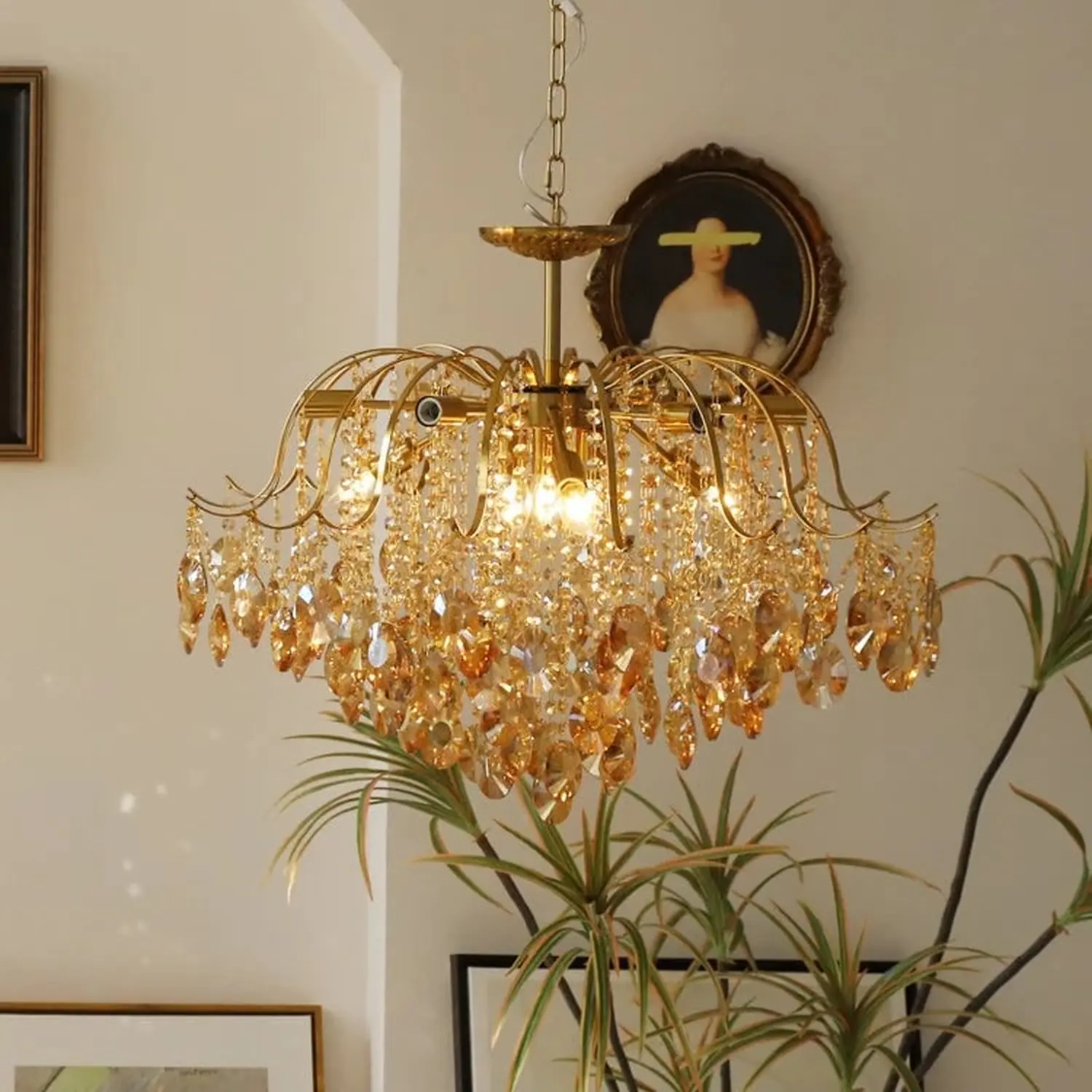 French Light luxury Romantic Crystal Chandelier - Lumpaz