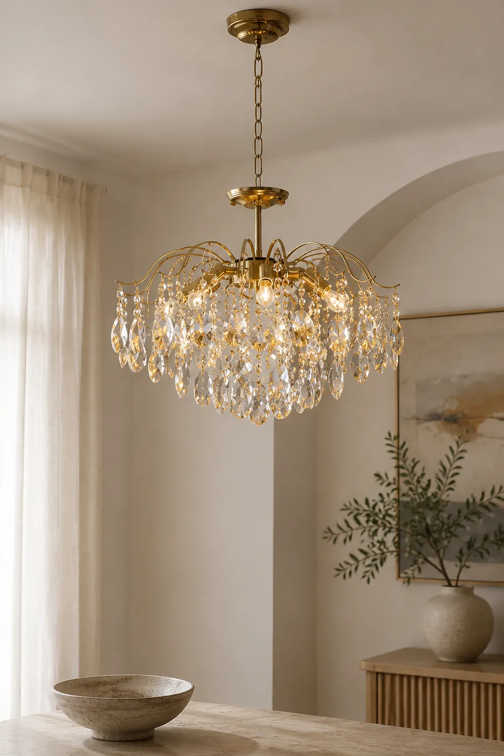 French Light luxury Romantic Crystal Chandelier - Lumpaz