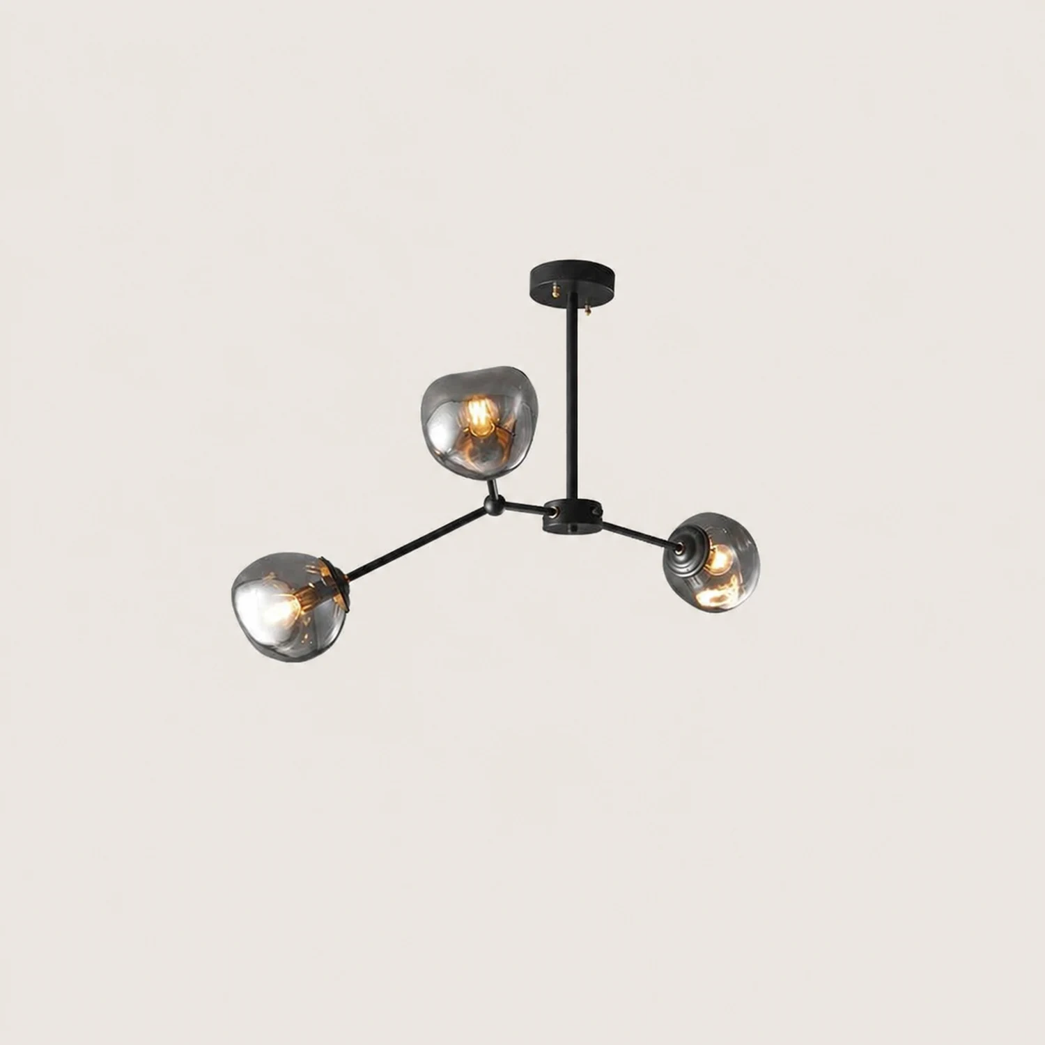 Modern Molecular Lava Glass Living Room Chandelier - Lumpaz