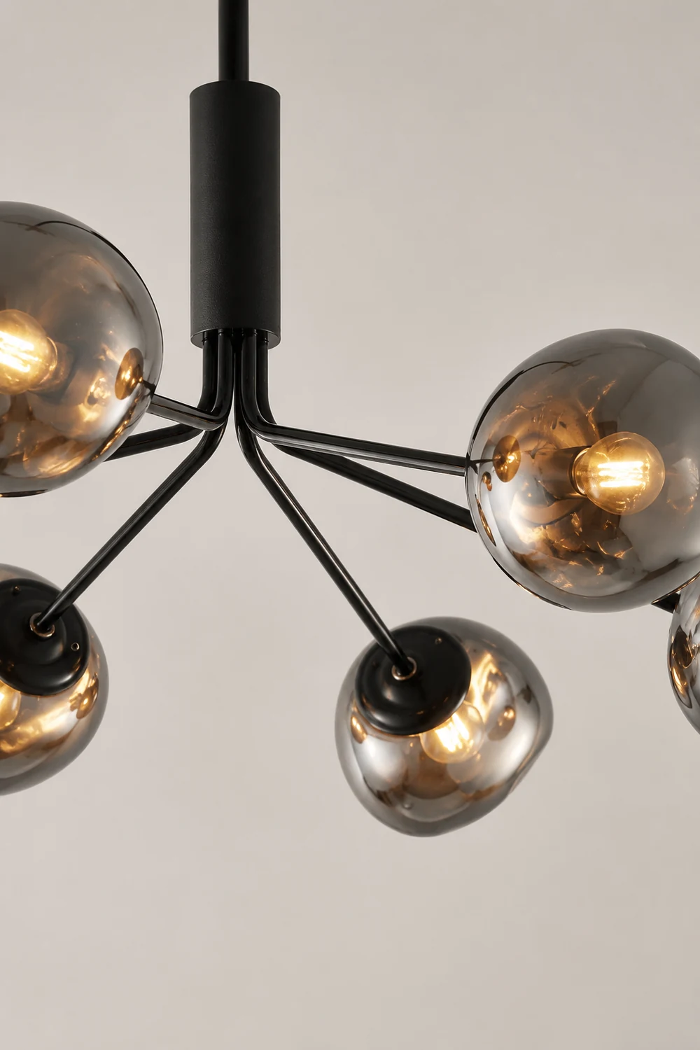 Modern Molecular Lava Glass Living Room Chandelier - Lumpaz
