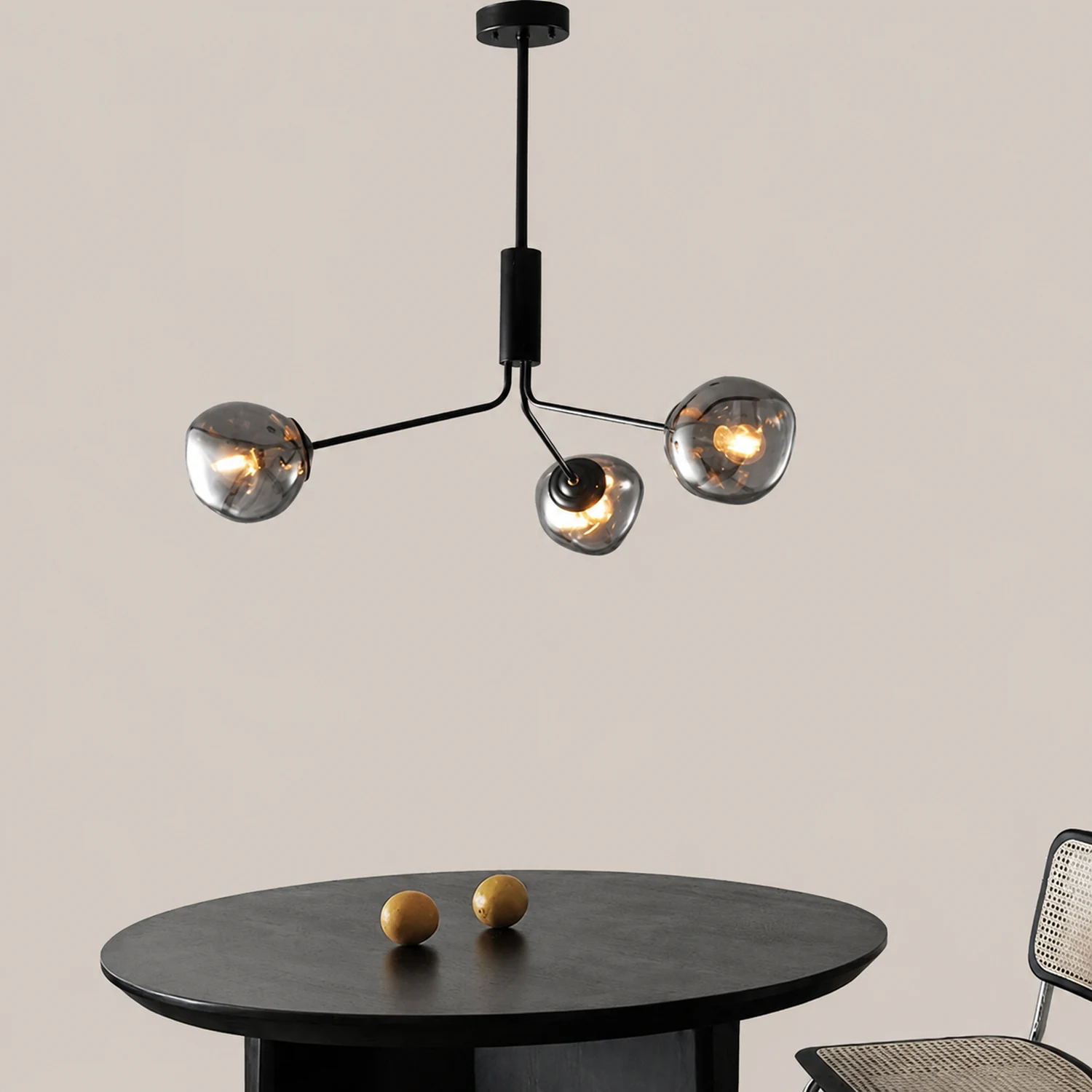 Modern Molecular Lava Glass Living Room Chandelier - Lumpaz