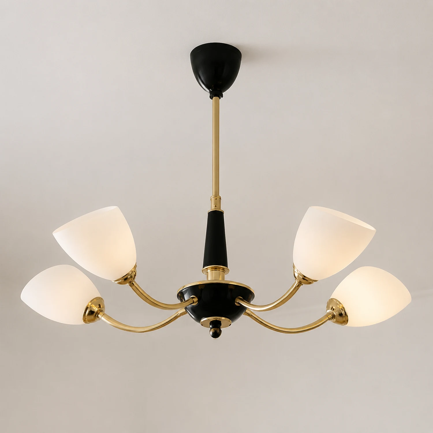 Medieval Modern Simple Black Bedroom Chandelier - Lumpaz