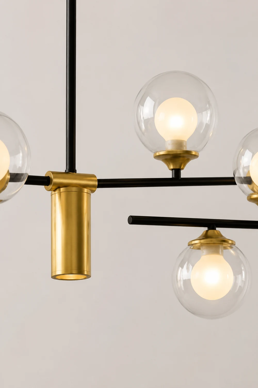 Brass Contemporary LED Chandelier Sputnik Chandelier 7-Light - Lumpaz