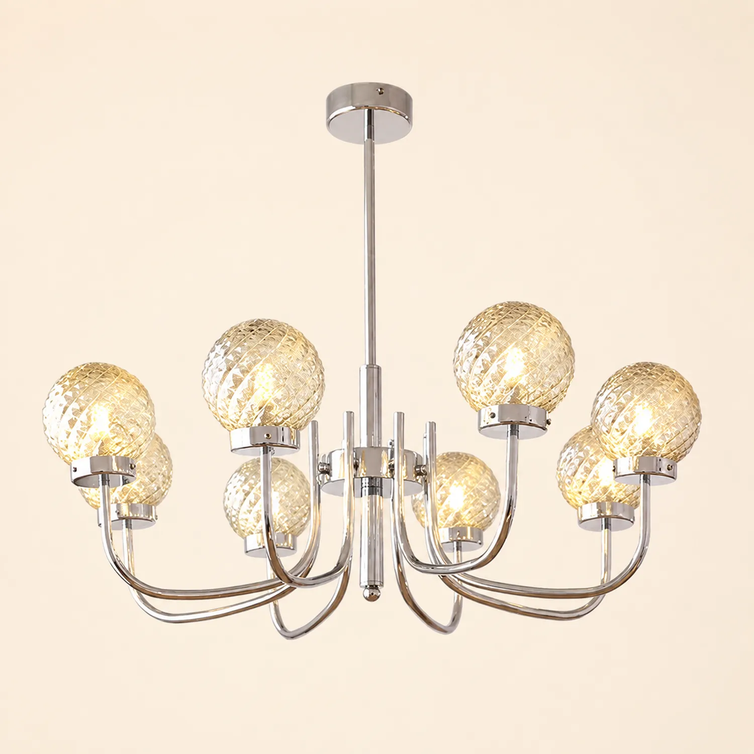 Light Luxury Glass Ball Bedroom Chandeliers - Lumpaz