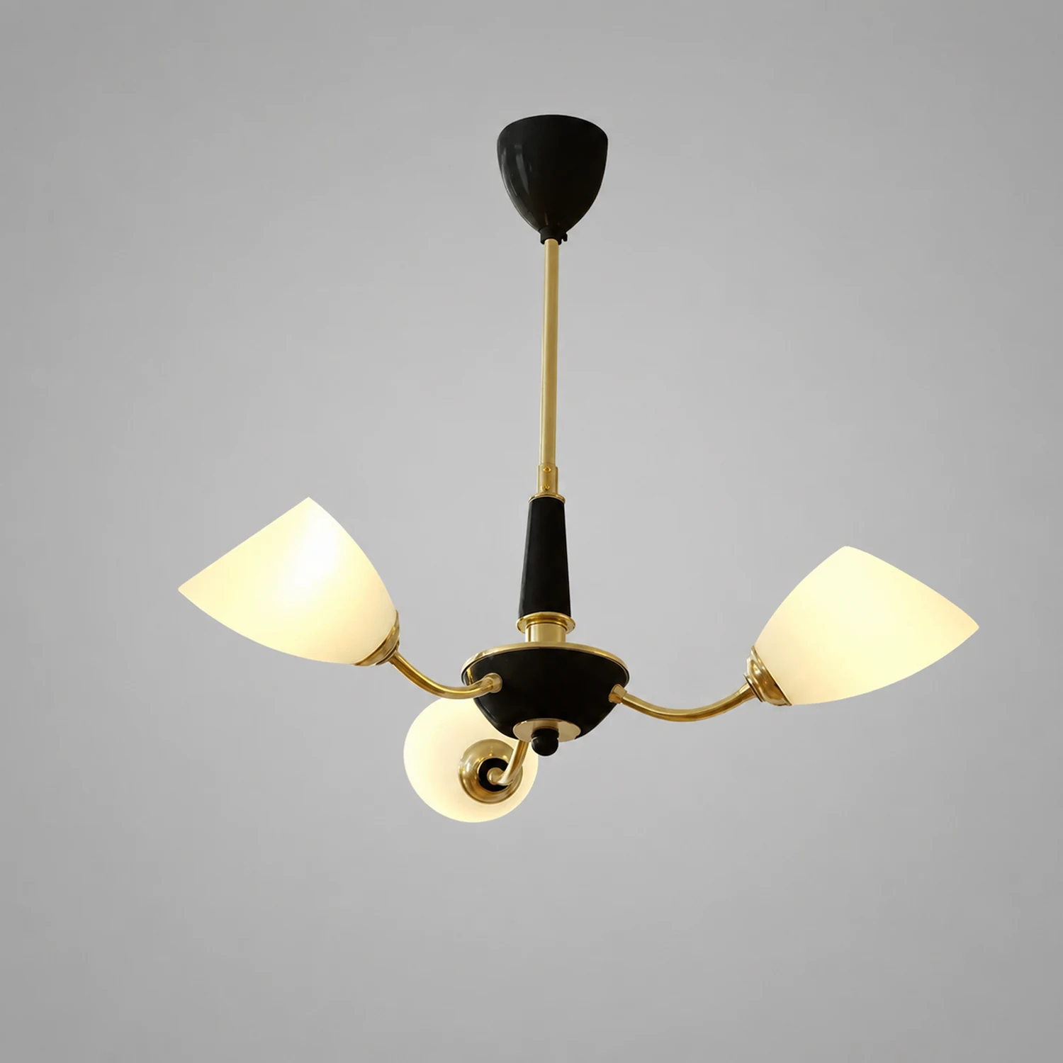 Medieval Modern Simple Black Bedroom Chandelier - Lumpaz