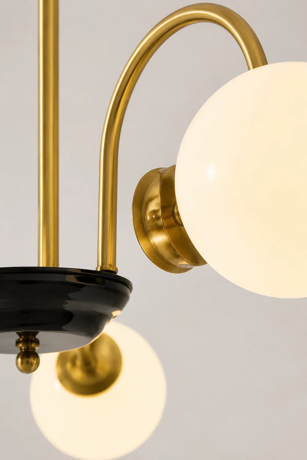 Chrome Chandelier Living Room Lighting Nordic Glass Chandelier - Lumpaz