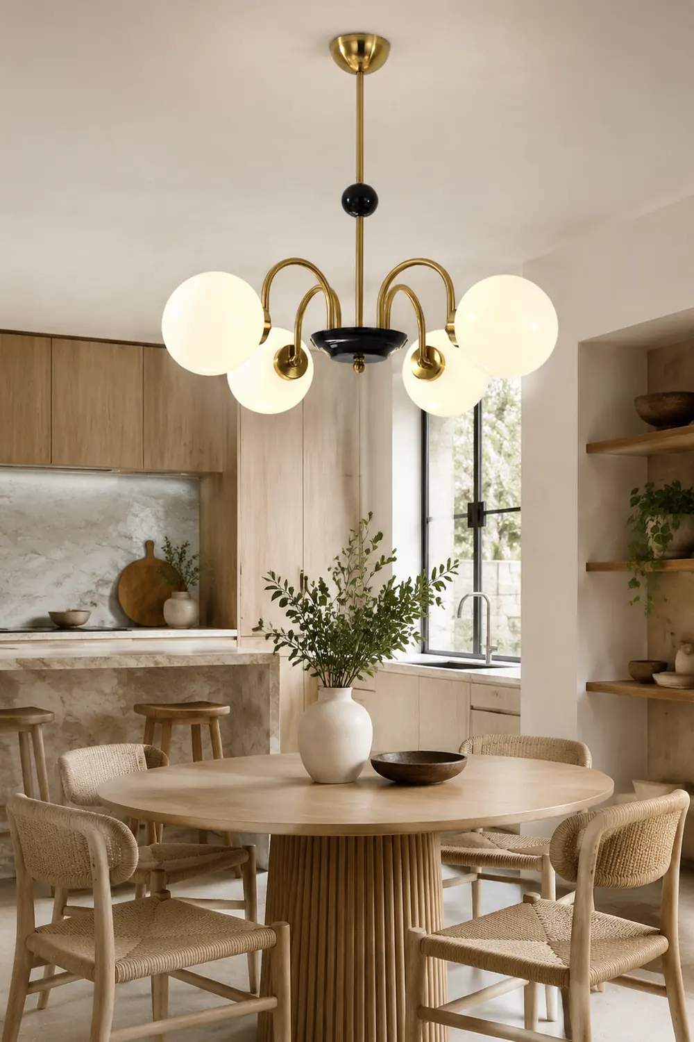 Chrome Chandelier Living Room Lighting Nordic Glass Chandelier - Lumpaz