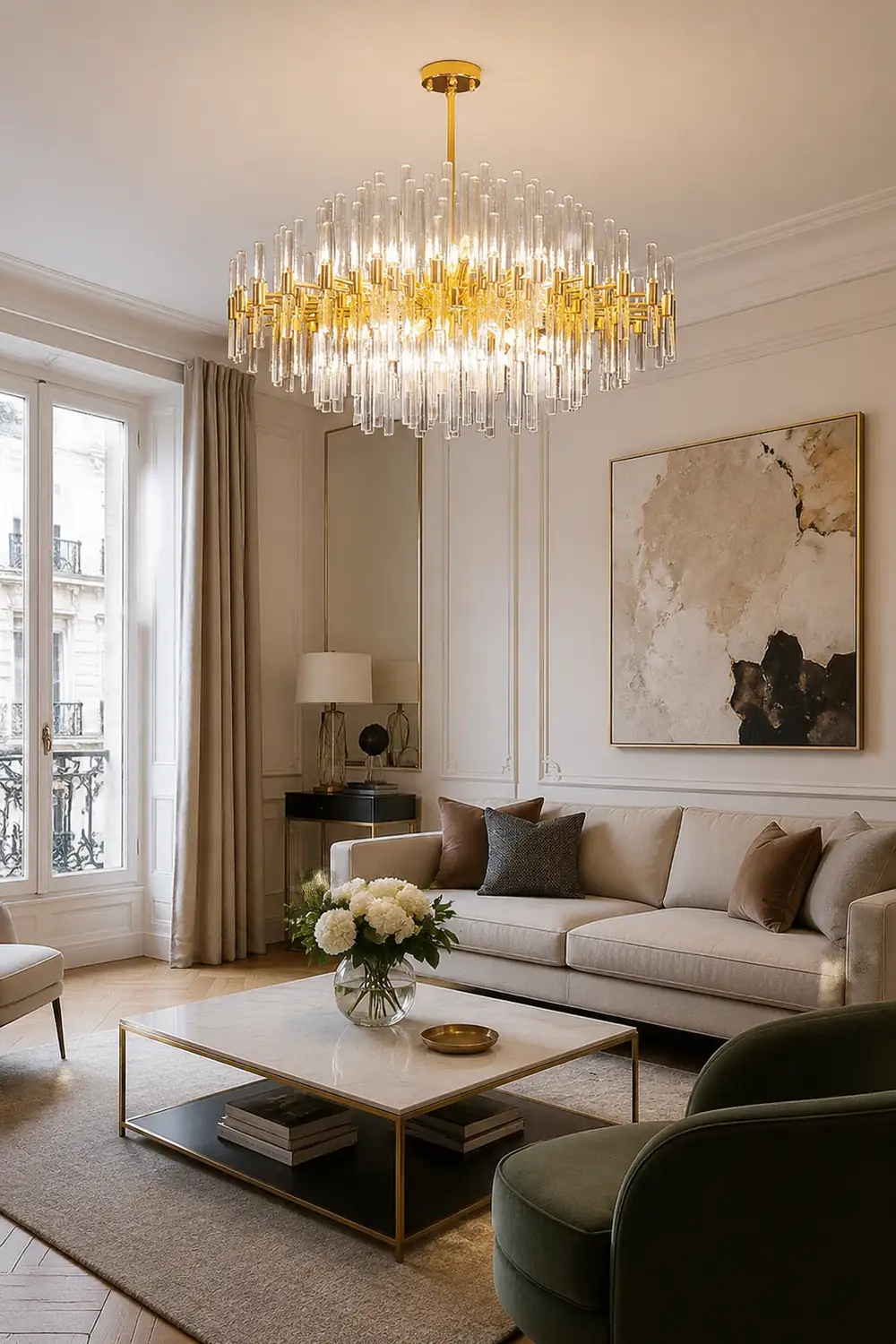 Light Luxury Crystal Post-Modern Chandelier - Lumpaz