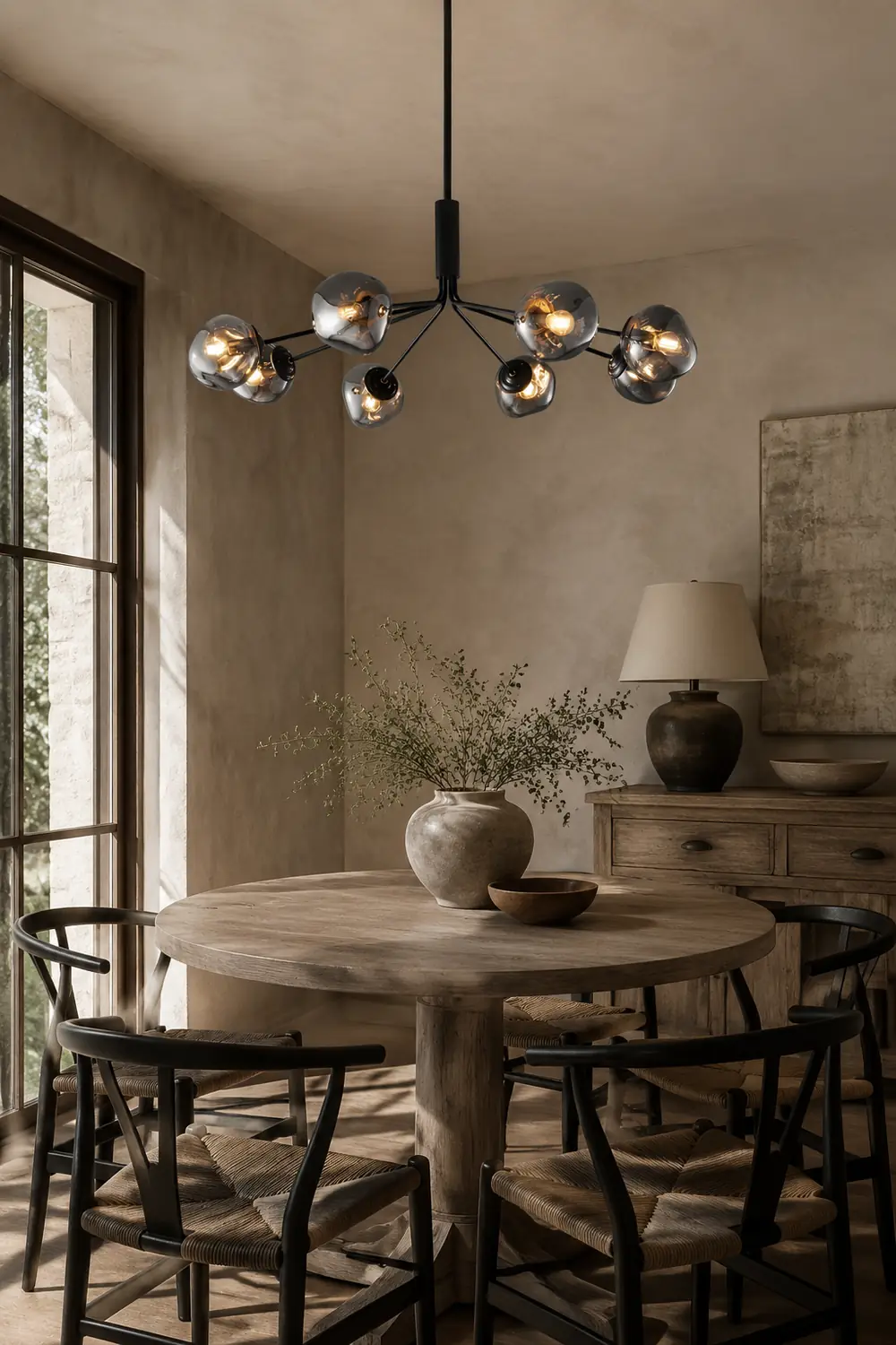 Modern Molecular Lava Glass Living Room Chandelier - Lumpaz