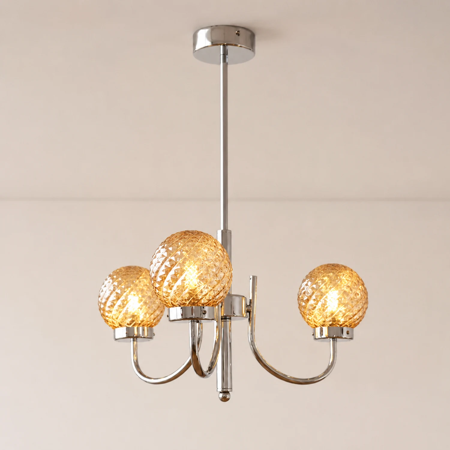 Light Luxury Glass Ball Bedroom Chandeliers - Lumpaz