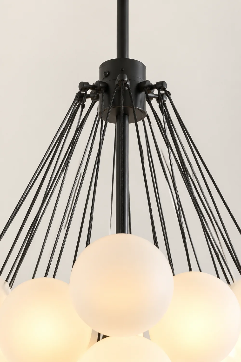 Bubble Chandelier Nordic Frosted Glass Ball Chandelier for Dining Room - Lumpaz