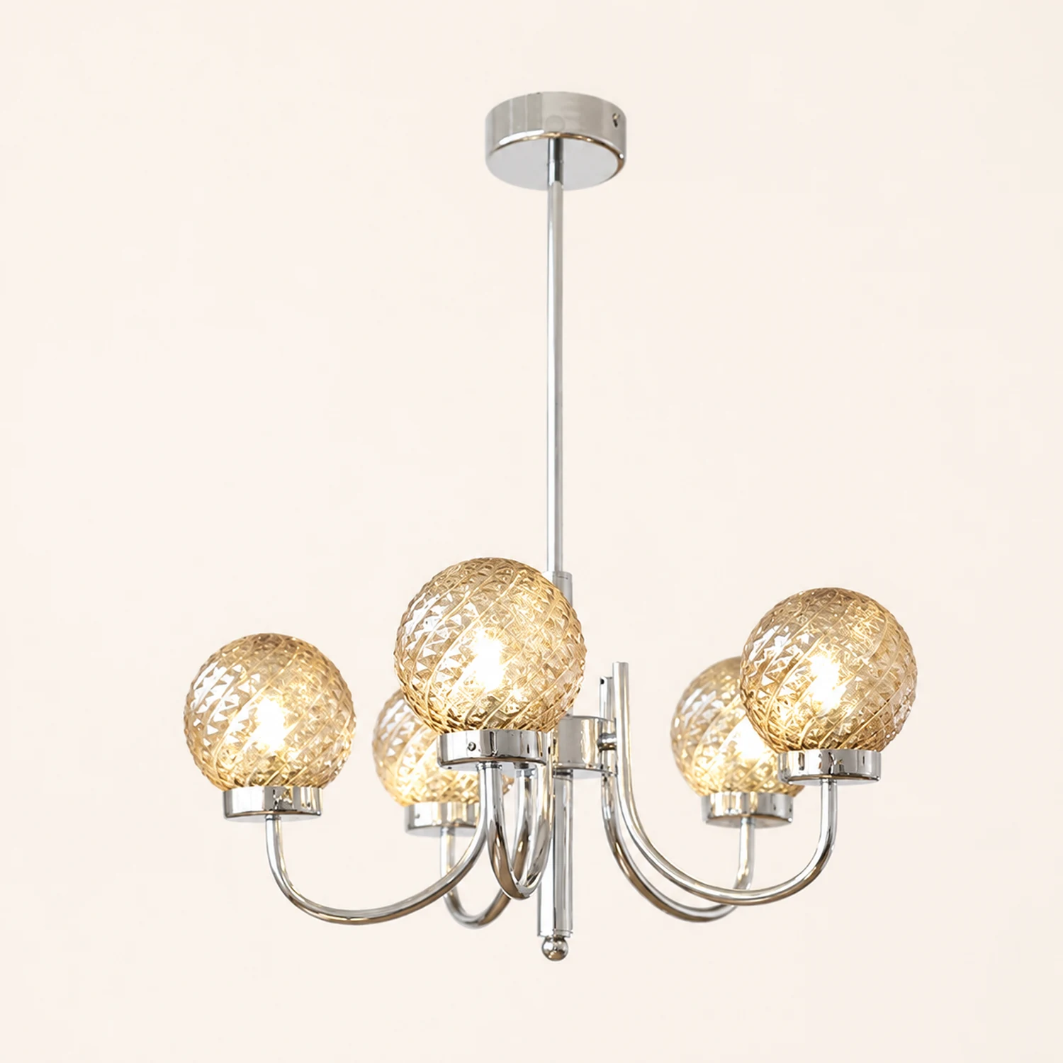 Light Luxury Glass Ball Bedroom Chandeliers - Lumpaz