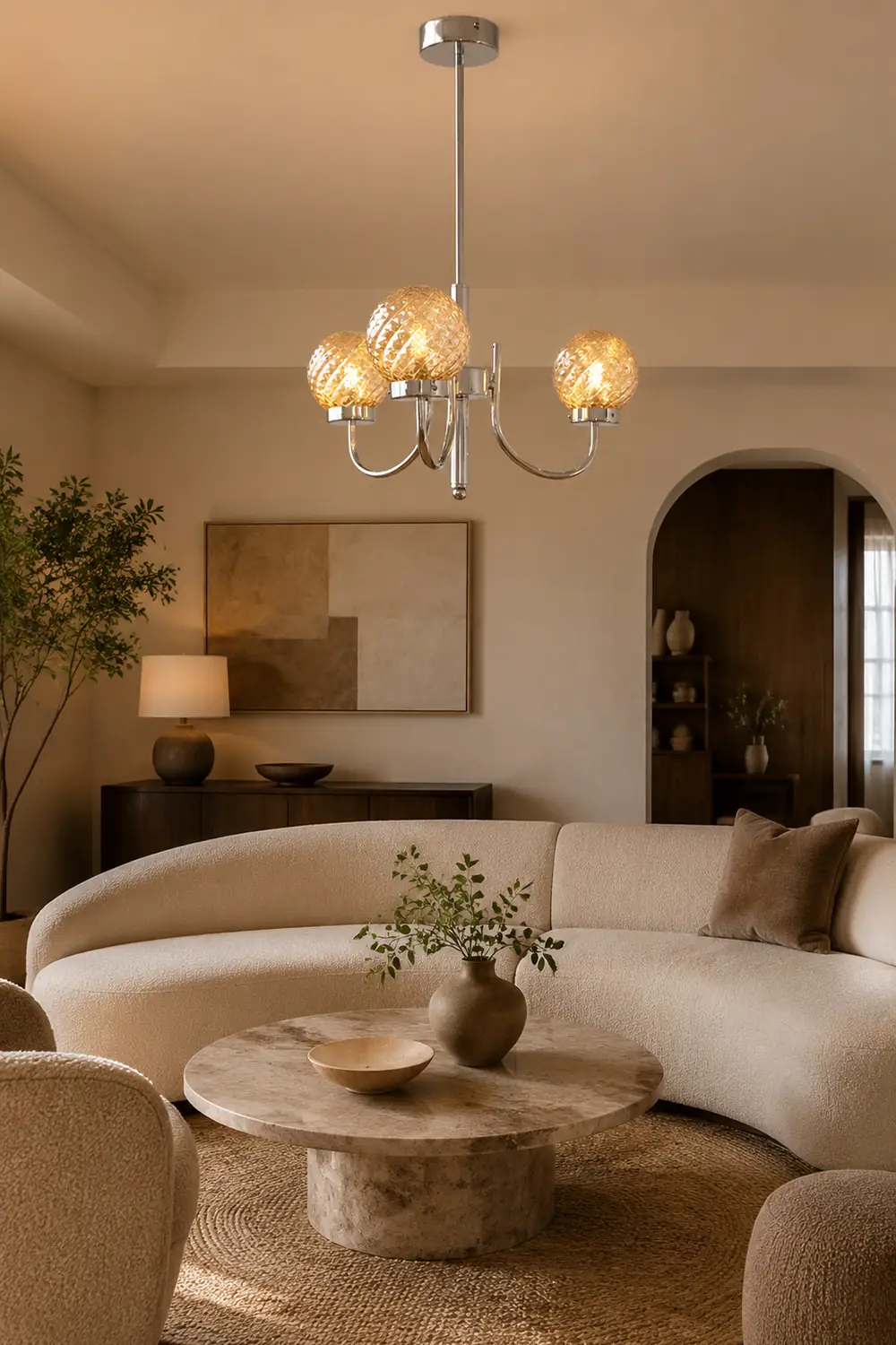 Light Luxury Glass Ball Bedroom Chandeliers - Lumpaz