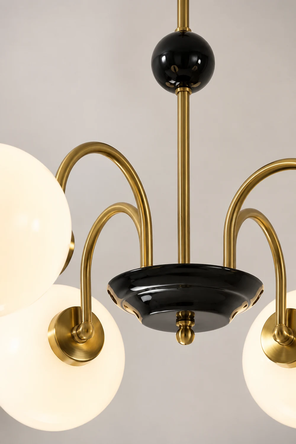 Chrome Chandelier Living Room Lighting Nordic Glass Chandelier - Lumpaz