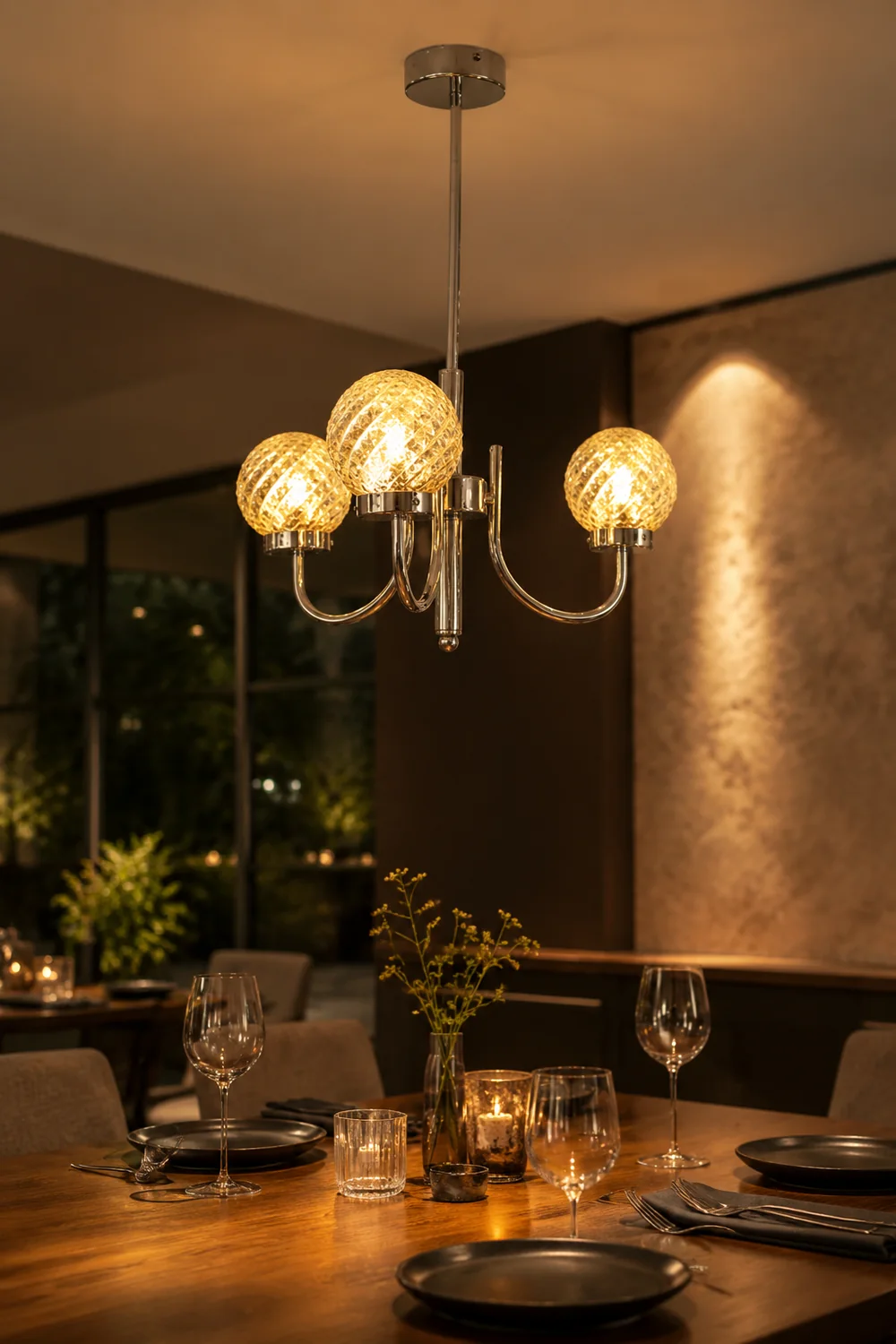 Light Luxury Glass Ball Bedroom Chandeliers - Lumpaz