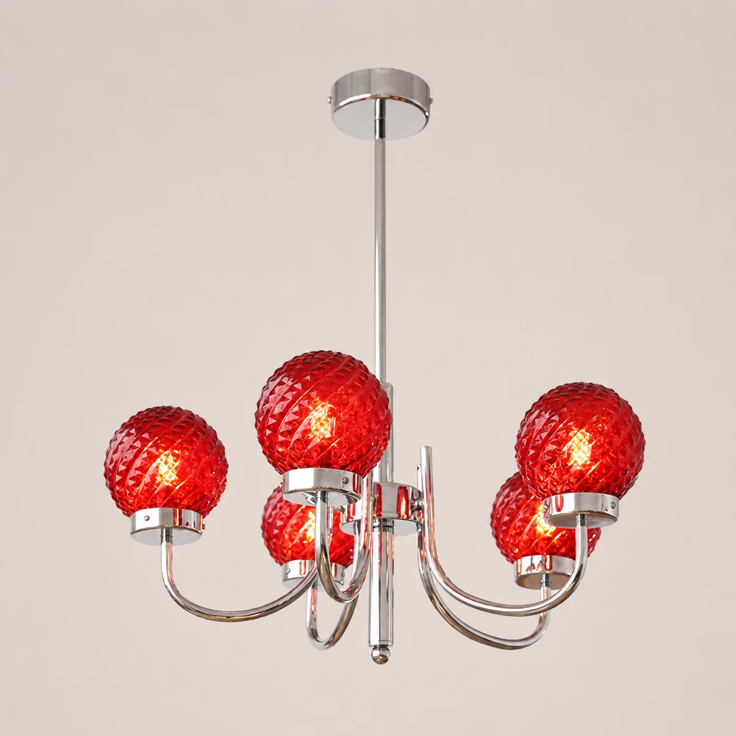 Light Luxury Glass Ball Bedroom Chandeliers - Lumpaz