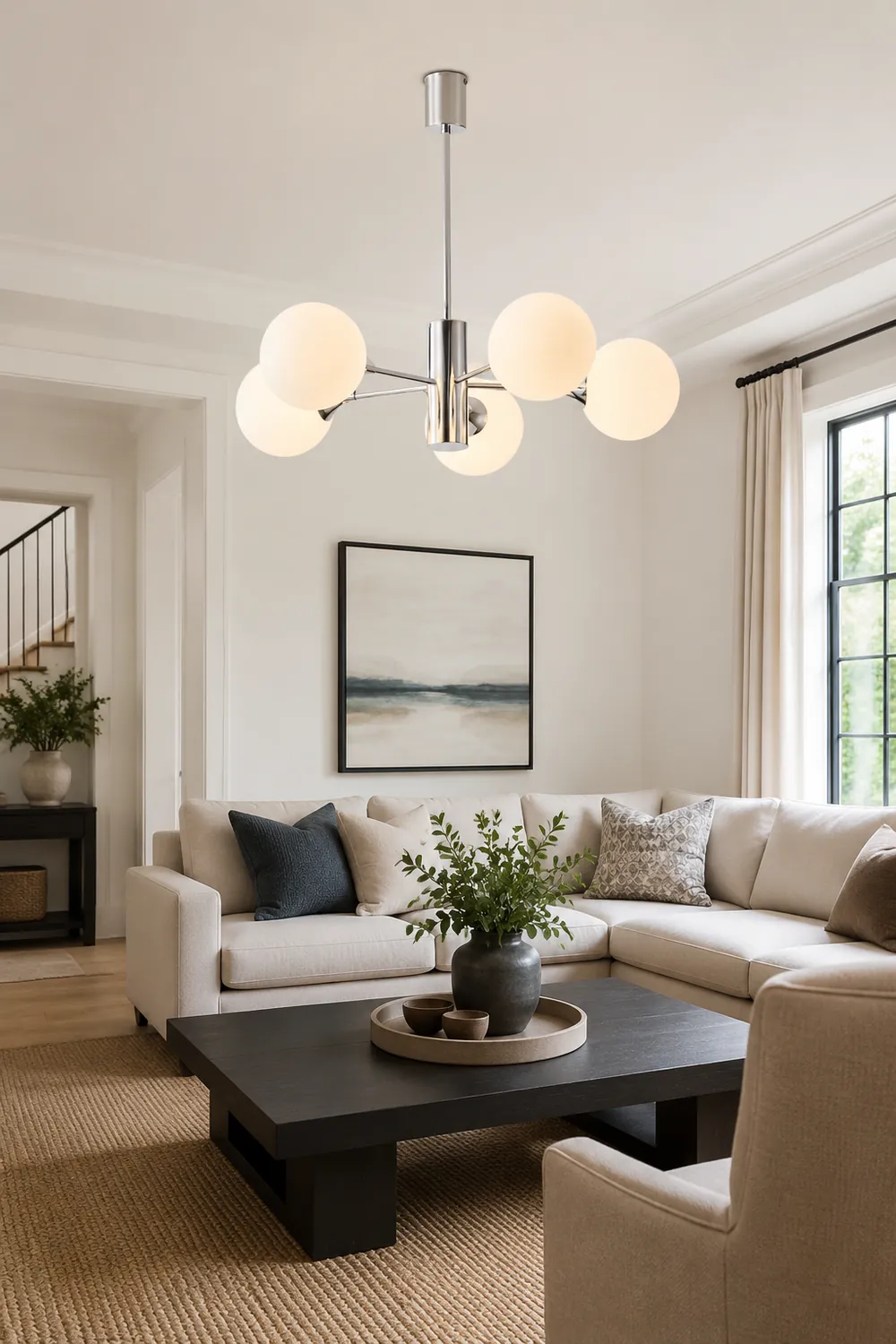 Simple Dimmable Sputnik Globe Chandelier - Lumpaz