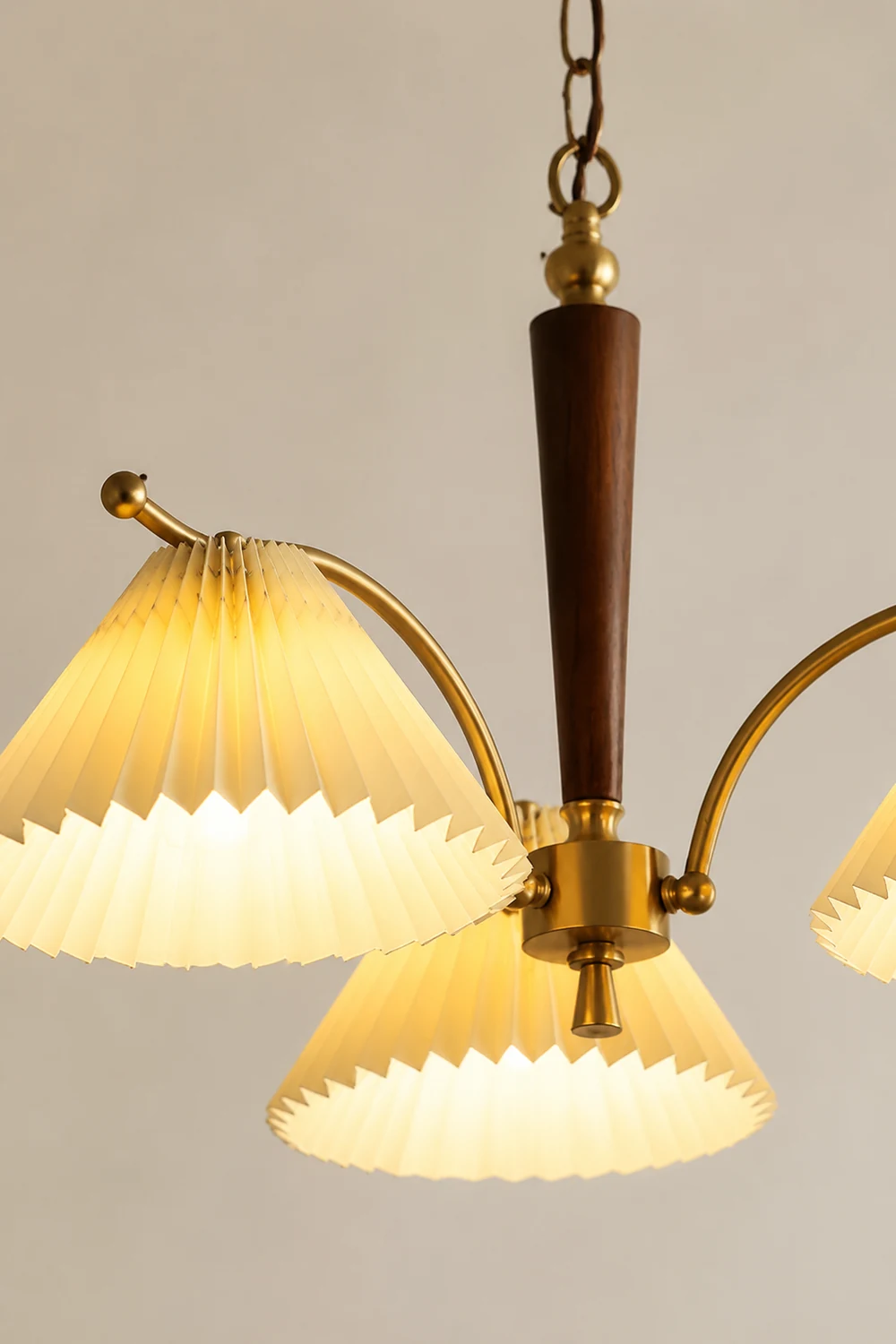 Decoration Pleated Lampshade Dining Room Chandelier Light - Lumpaz