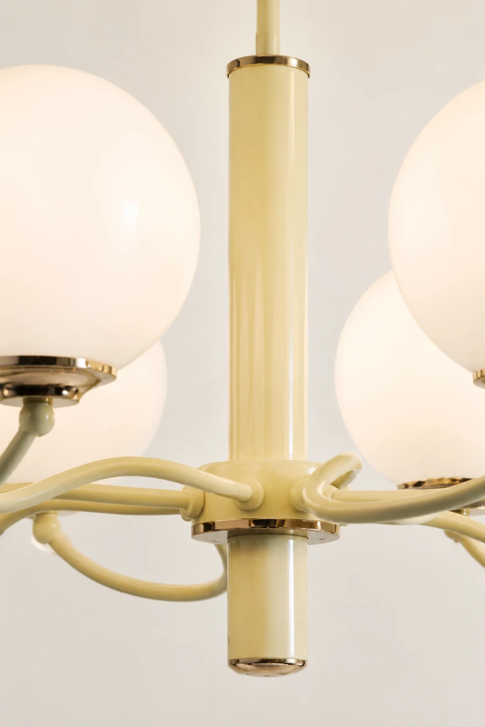 Vinatge White Bubble Globe Chandelier - Lumpaz