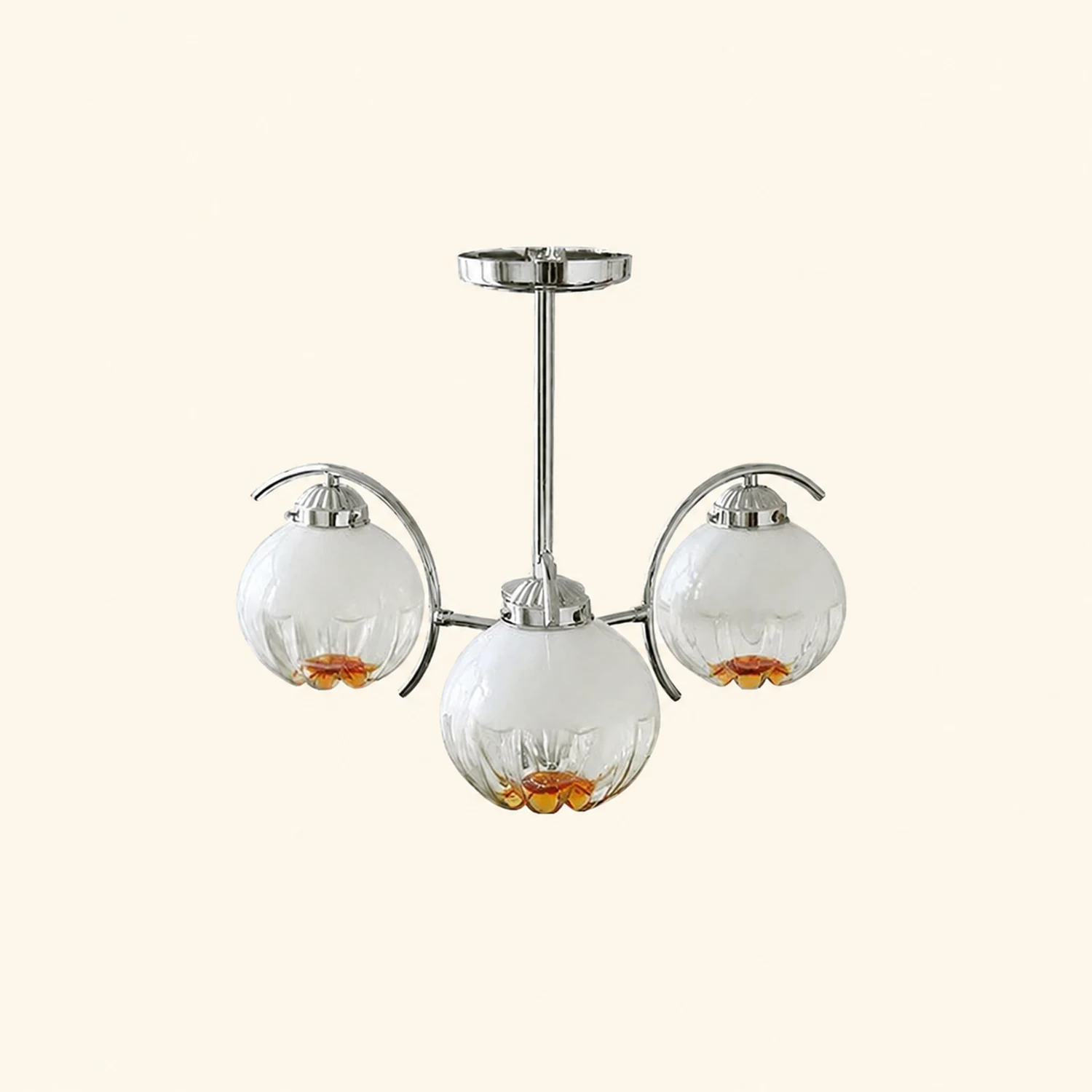 Modern Classic Flower Shape Glass Chandelier - Lumpaz