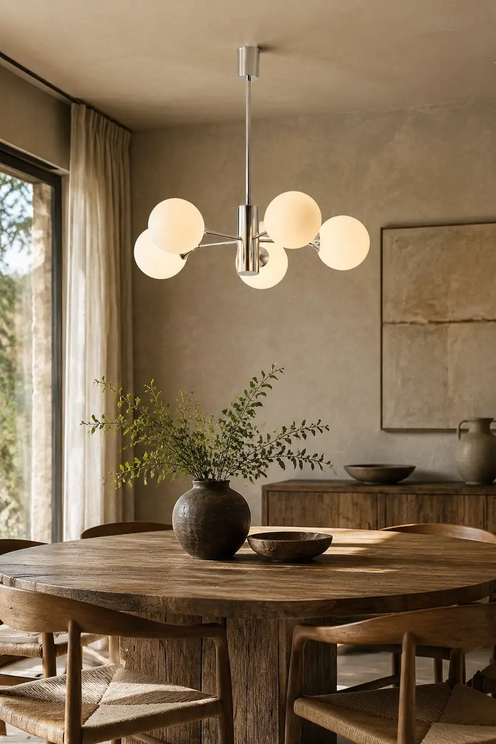 Simple Dimmable Sputnik Globe Chandelier - Lumpaz