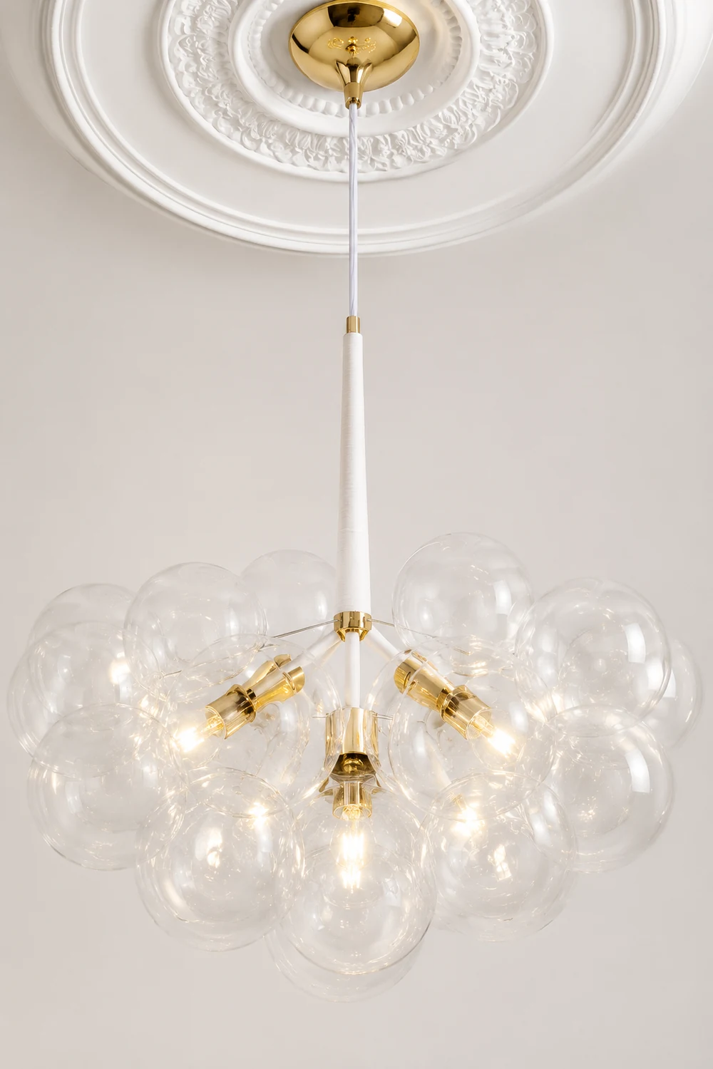 Large Glass Bubble Chandelier for Living Room - Lumpaz