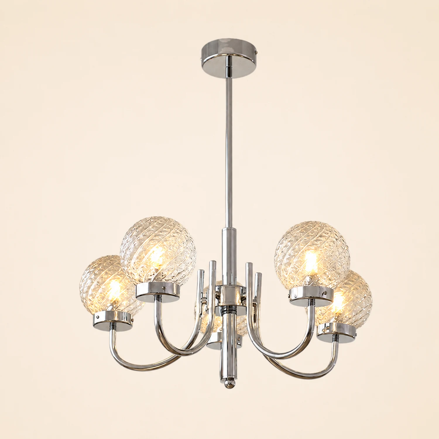 Light Luxury Glass Ball Bedroom Chandeliers - Lumpaz