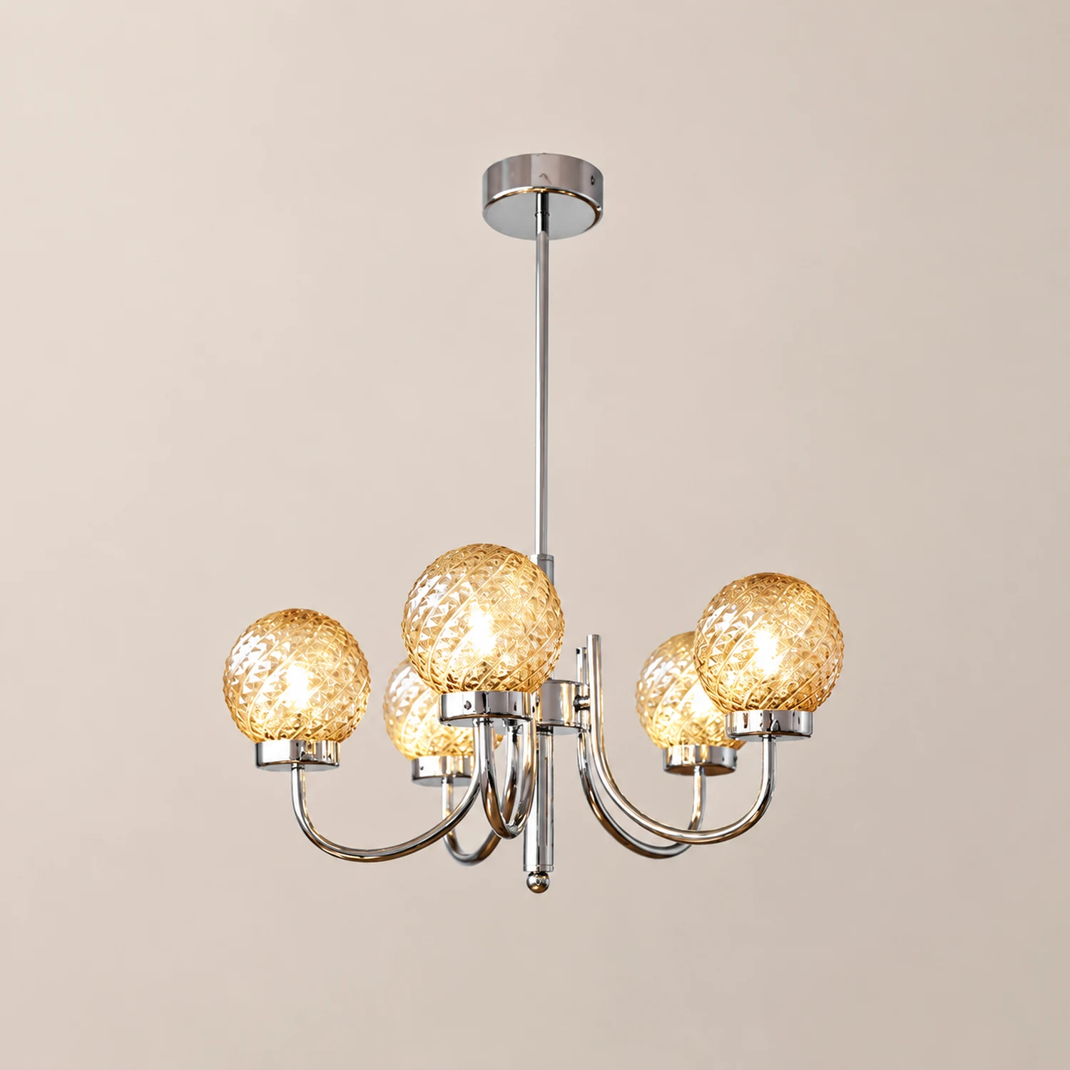 Light Luxury Glass Ball Bedroom Chandeliers - Lumpaz