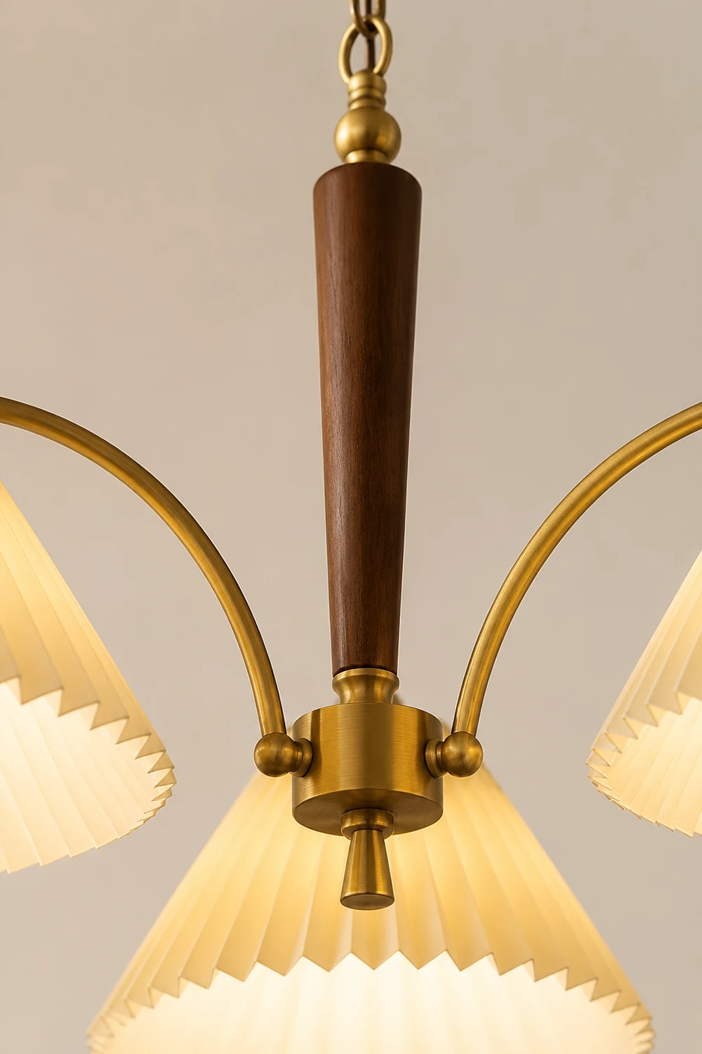 Decoration Pleated Lampshade Dining Room Chandelier Light - Lumpaz