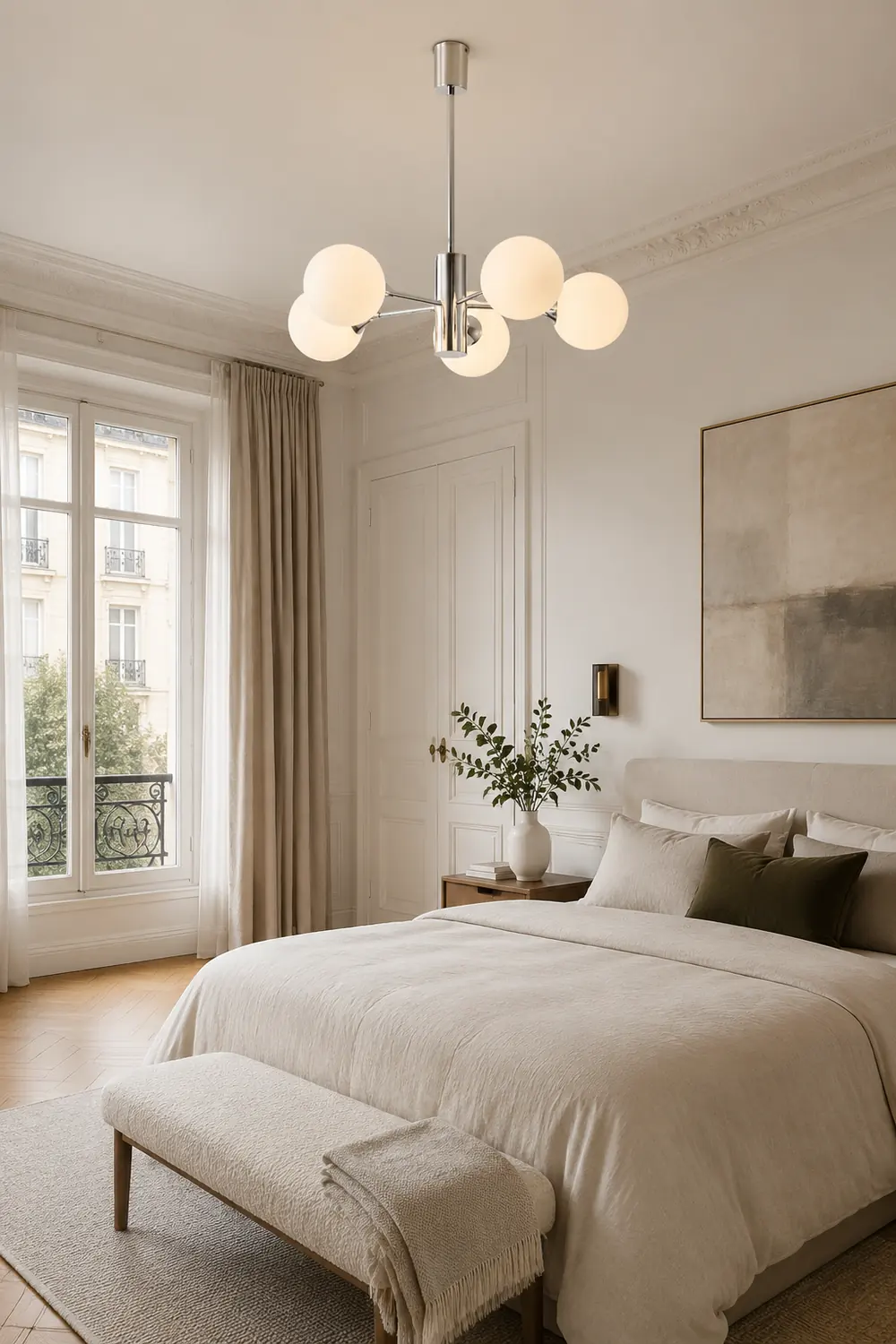 Simple Dimmable Sputnik Globe Chandelier - Lumpaz
