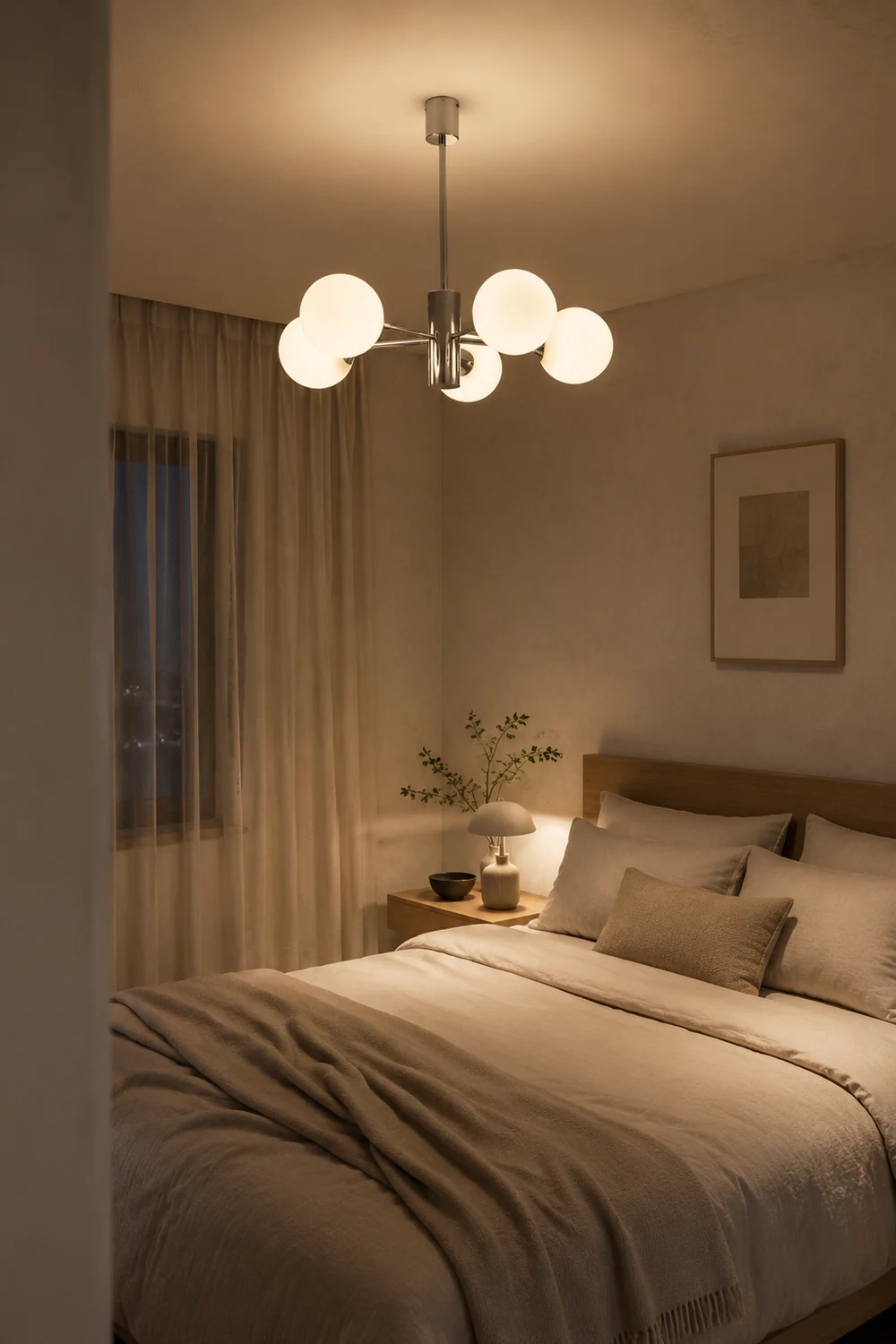 Simple Dimmable Sputnik Globe Chandelier - Lumpaz