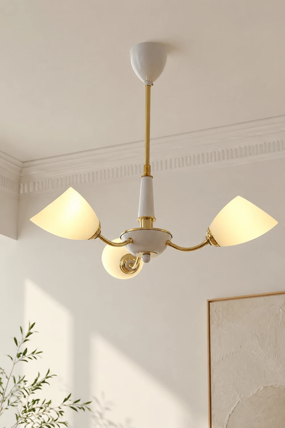 Medieval Modern Simple Black Bedroom Chandelier - Lumpaz