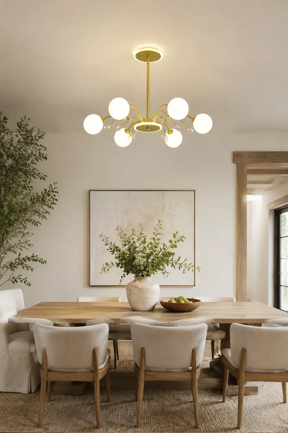 Luxurious Gold Glass Raindrop Chandeliers - Lumpaz