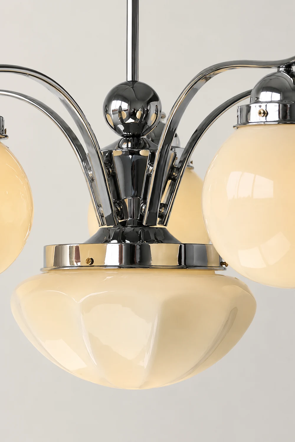 Vintage Ryttenberg Glass Chandelier - Lumpaz