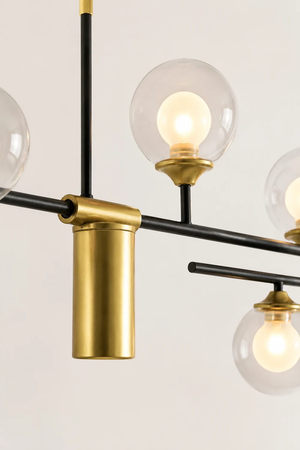 Brass Contemporary LED Chandelier Sputnik Chandelier 7-Light - Lumpaz
