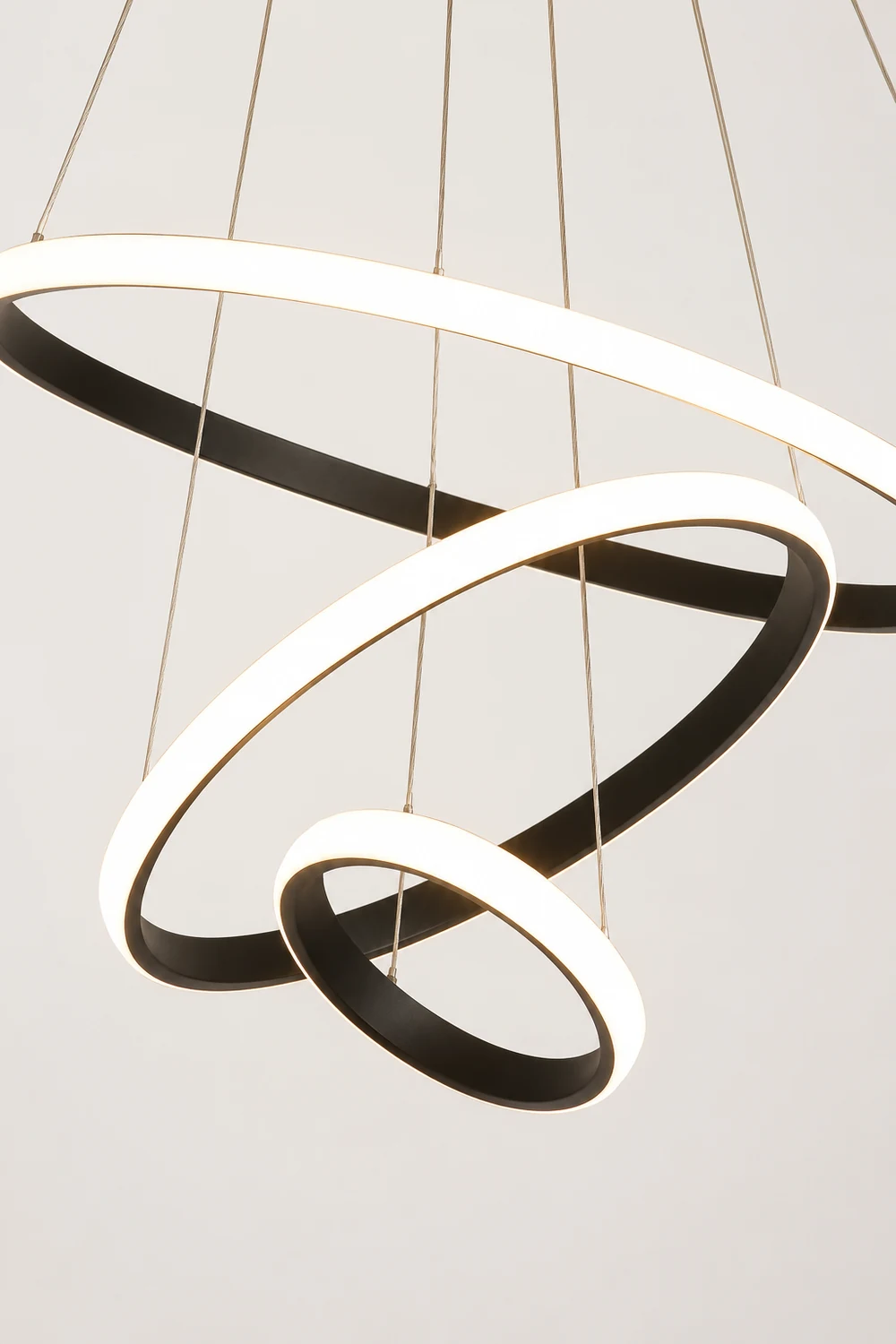 LED Ring Pendant Light Suspended Hanging Ring Chandelier - Lumpaz