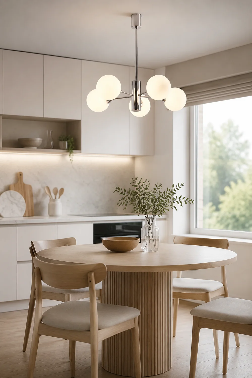 Simple Dimmable Sputnik Globe Chandelier - Lumpaz