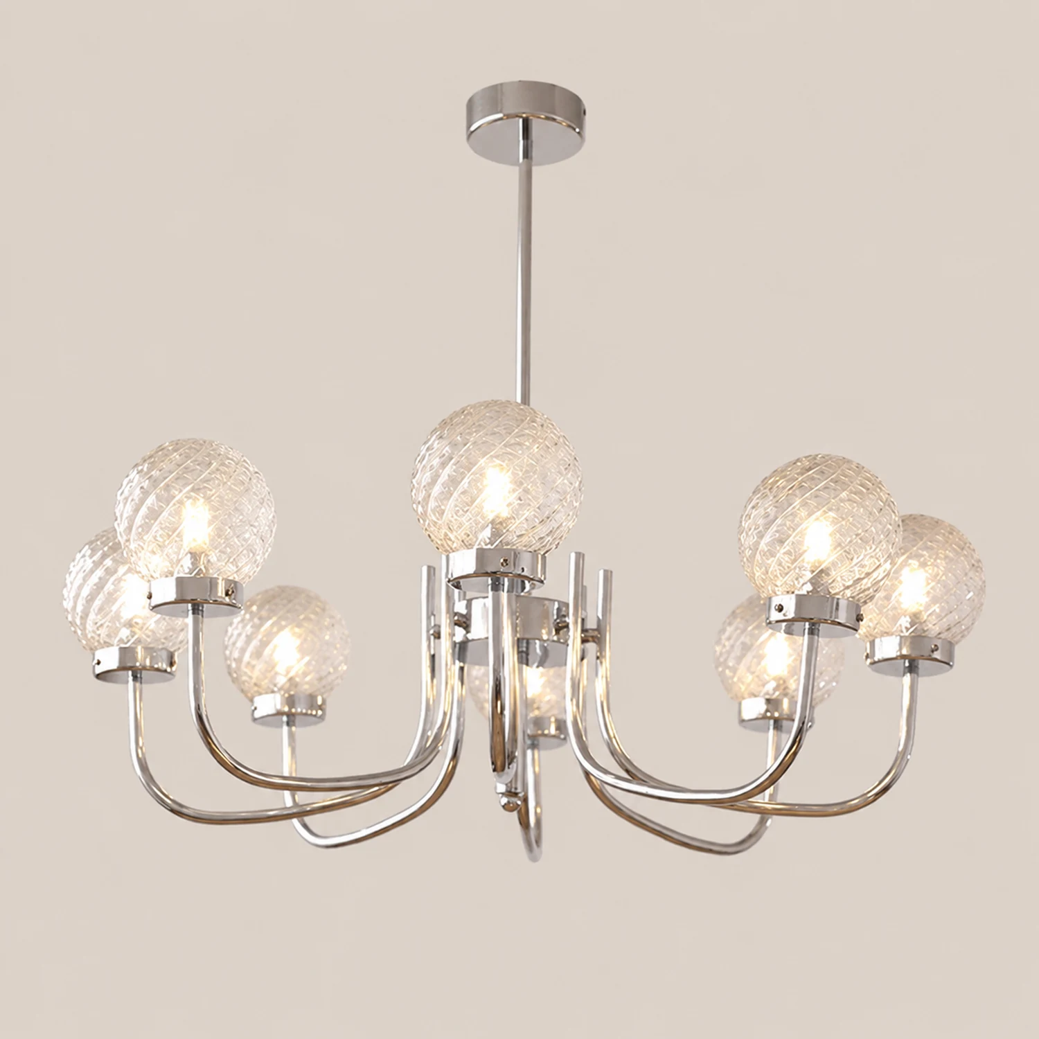 Light Luxury Glass Ball Bedroom Chandeliers - Lumpaz