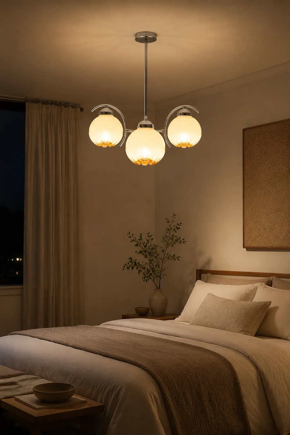 Modern Classic Flower Shape Glass Chandelier - Lumpaz